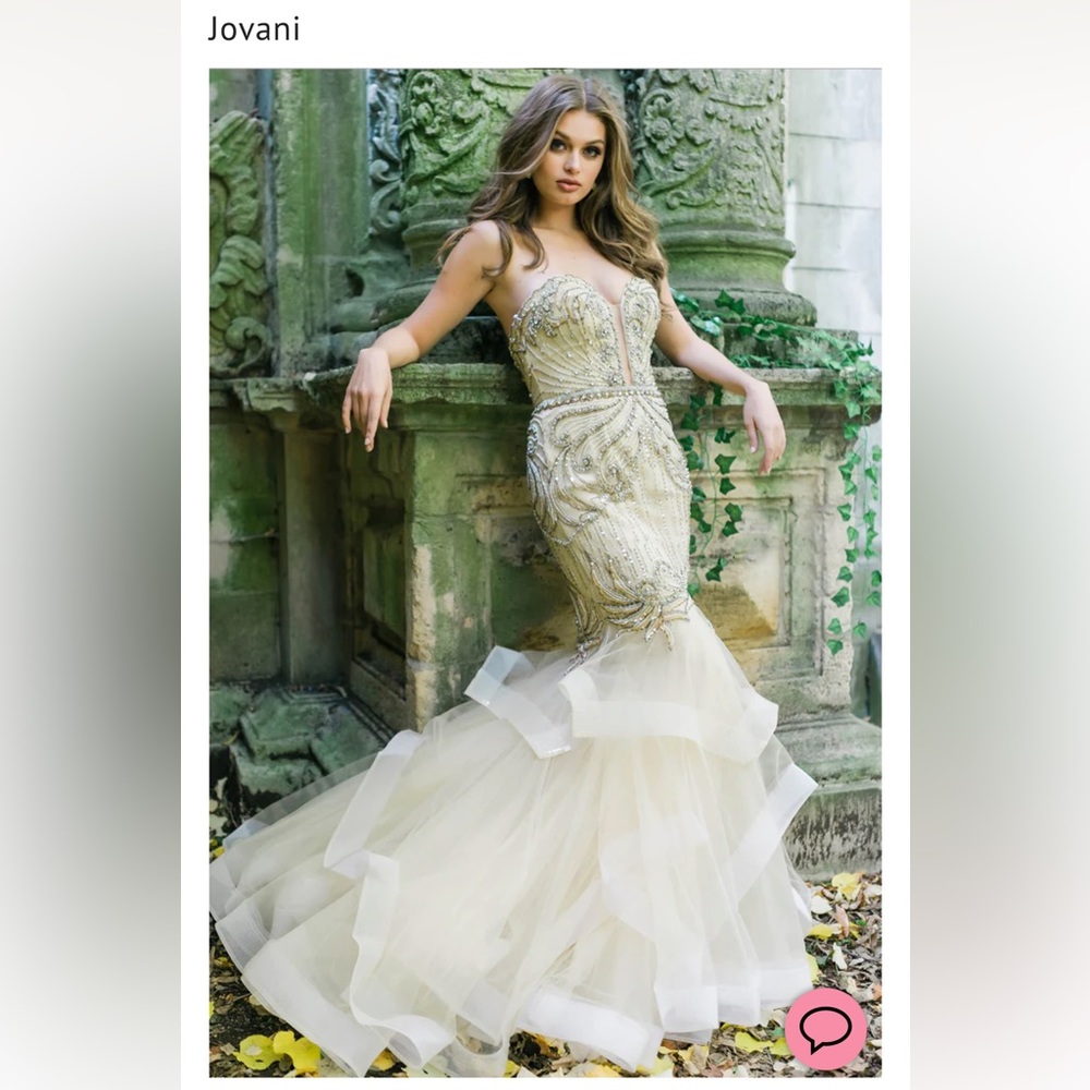 JOVANI mermaid prom dress / ball gown (size 2)